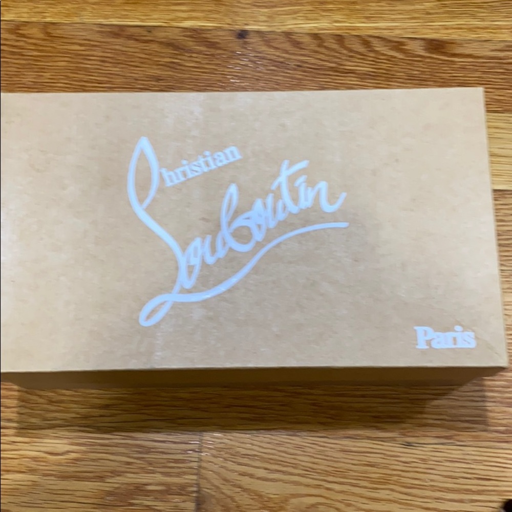 Christian louboutin Leather booties sz 35.5